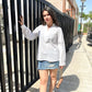 PRISTINE WHITE SUMMER PREETI TOP