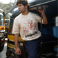 Cupid's Instinct Oversized T-shirt- Off-White