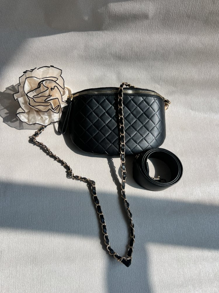 Versa Black Sling Bag   Charme