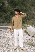 Dhaari Hand Embroidery Shirt