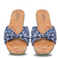 Greensole Indigo Wave Womens Sandal Flip Flop