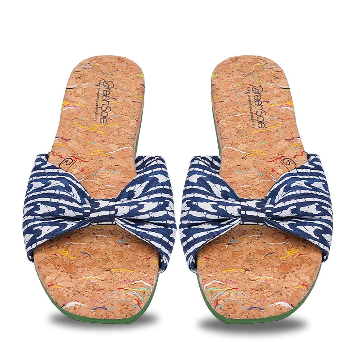 Greensole Indigo Wave Womens Sandal Flip Flop