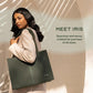 Iris Tote | Green | Work Tote Bag