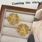 Floral Hollow Stud Earrings JLT12897 Just Lil Things