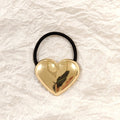 Golden Heart Metal Hair Ties JLTS0528 Just Lil Things