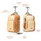 Backpacker Combo | Beige | Trolley Backpack+TechKit+Packing Cube