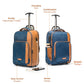 Seamless Journey Combo | Blue | Jetson Trolley Backpack+Verve Duffle+TechKit