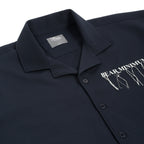 Men's Psyche Surge Printed Midnight Blue Shirt Bear Minimum