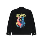 Men's Nomad Printed Black Shacket Bear Minimum