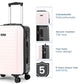 Two Tone | Ivory-Grey | Cabin Hard Luggage
