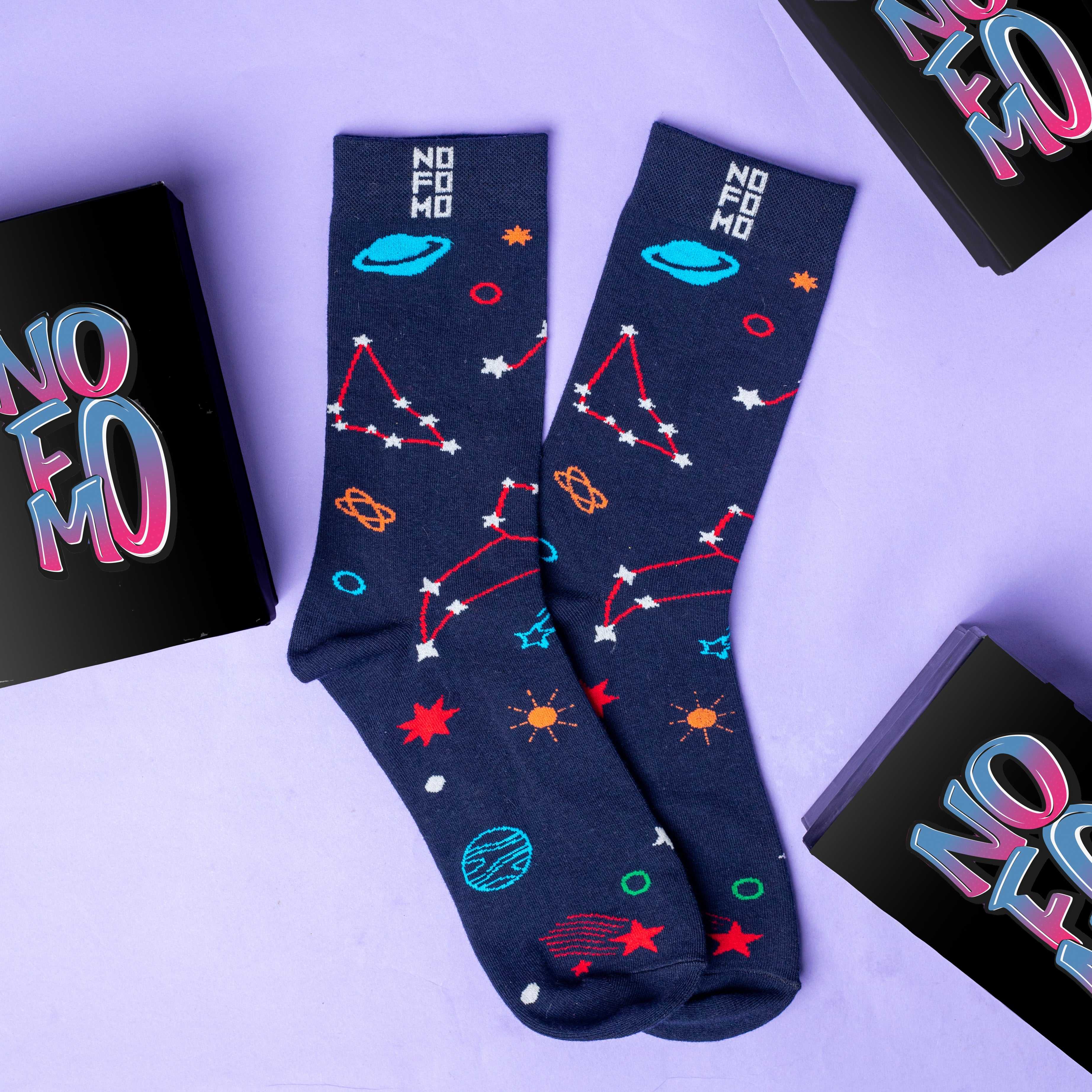 Starry Night - Crew Length Socks NOFOMO