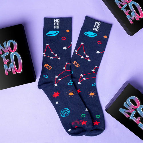 Box Of 6 - Crew Length Socks NOFOMO