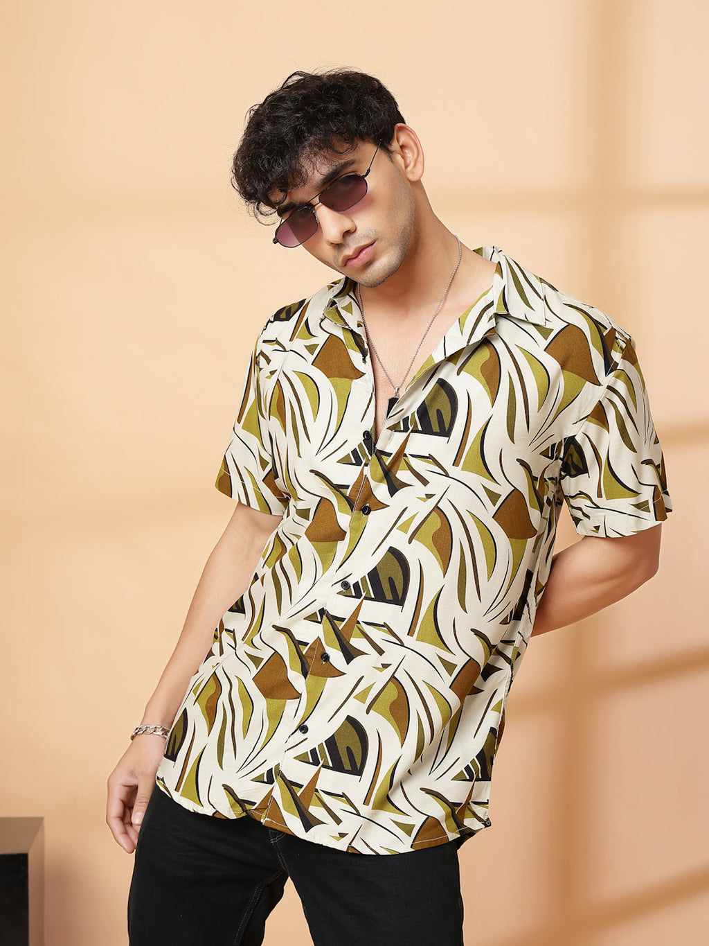 Bold Abstract Pattern Shirt