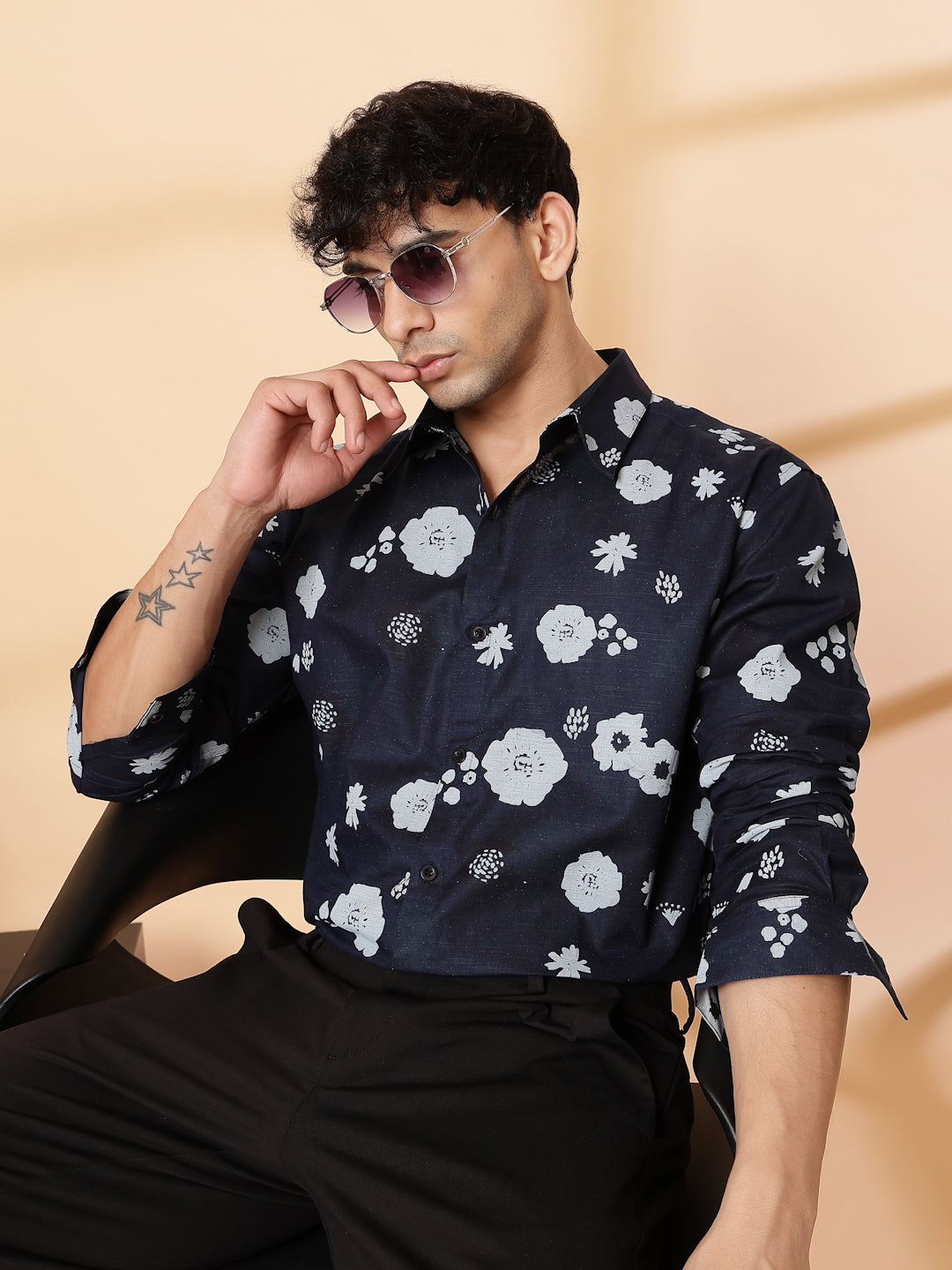 Men’s Everyday Black Cotton Shirt