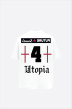 Maximus Printed White Oversized T-Shirt Main Character