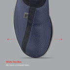 Men’s EZPlay Navy Blue Slip-On Sneakers Plaeto