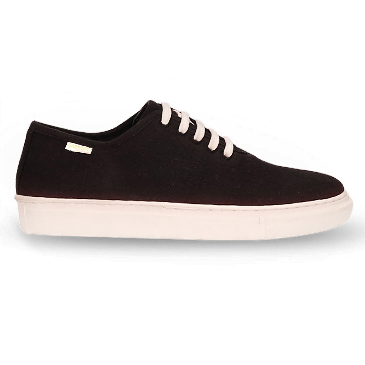 Greensole Minimal Black Mens Sneaker Lace Up