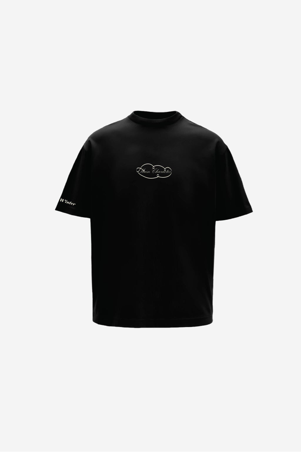 Est. 2022 Printed Oversized Black T-Shirt Main Character