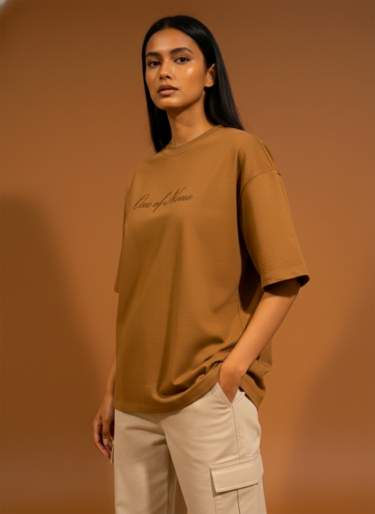 One Of None Beige T-Shirt