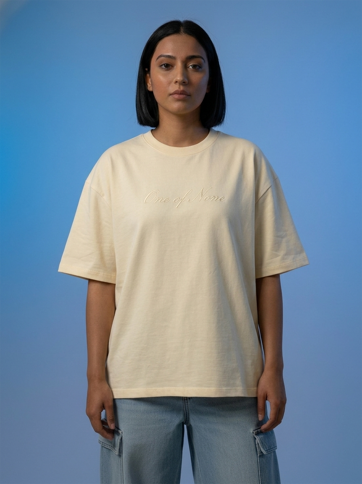 One Of None Cream T-Shirt