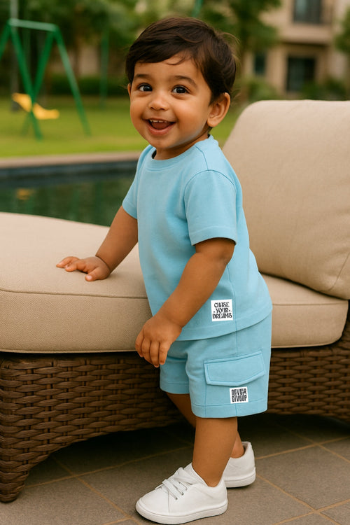 Chase Dreams Shorts Set For Infant Nap Chief