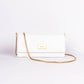 Snow White Clutch Wallet cum Sling