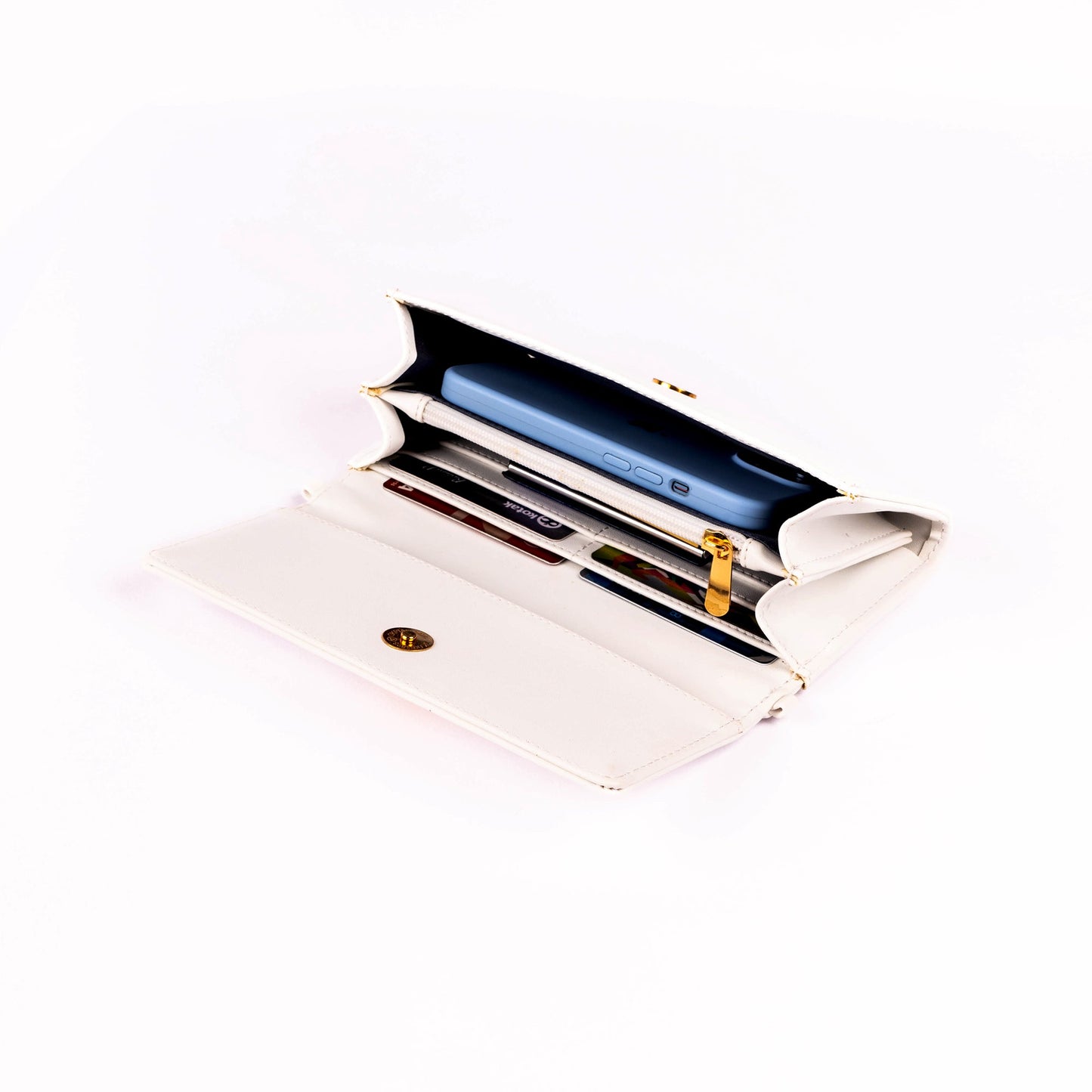 Snow White Clutch Wallet cum Sling