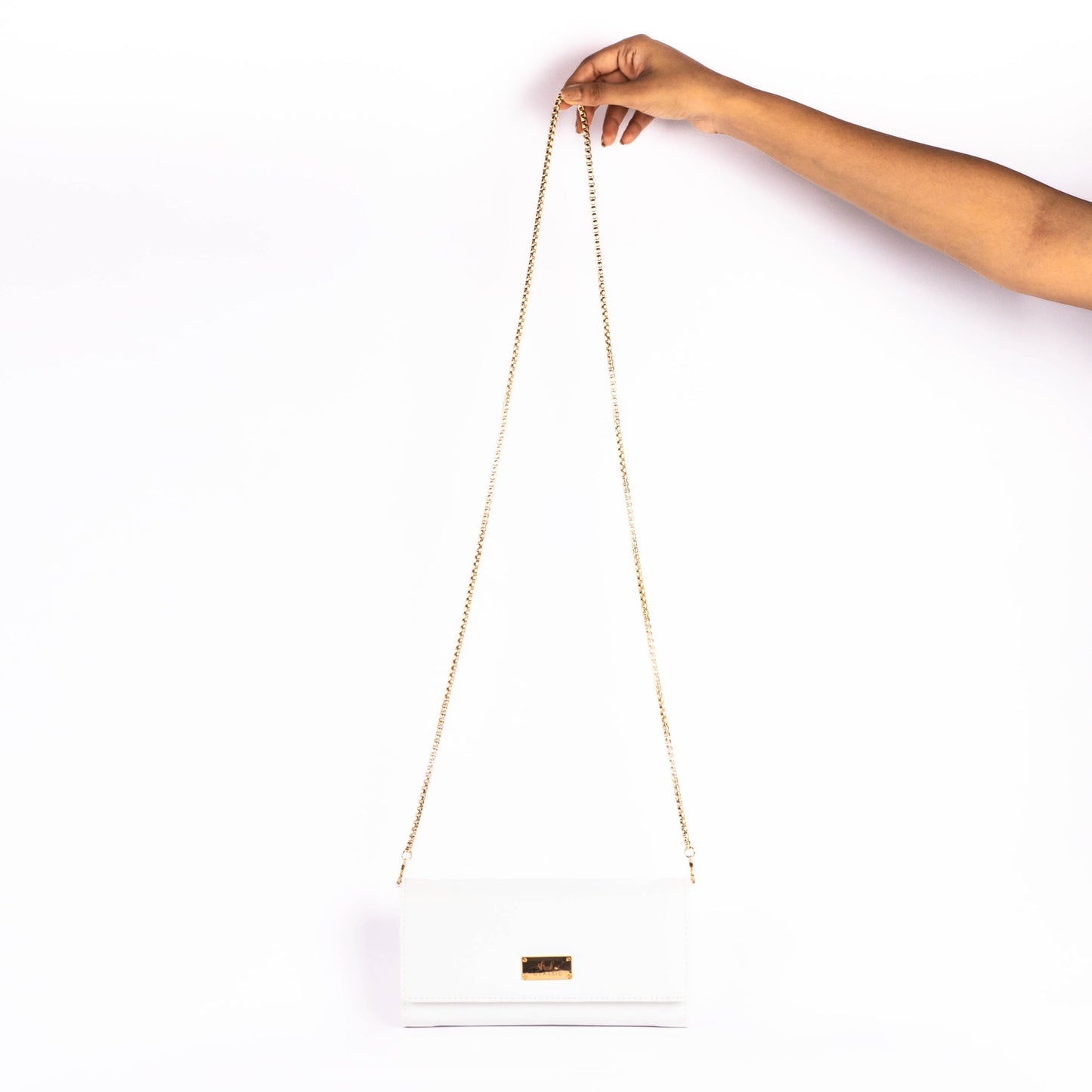 Snow White Clutch Wallet cum Sling