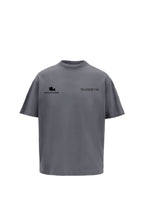 No Comments Printed Grey Oversized T-Shirt Main Character