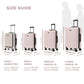 Stark+Verve Combo | Ivory | Medium Hard Luggage with Duffle Bag