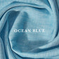 VELLURE Soft Touch Linen | Pure 60s Lea | Ocean Blue