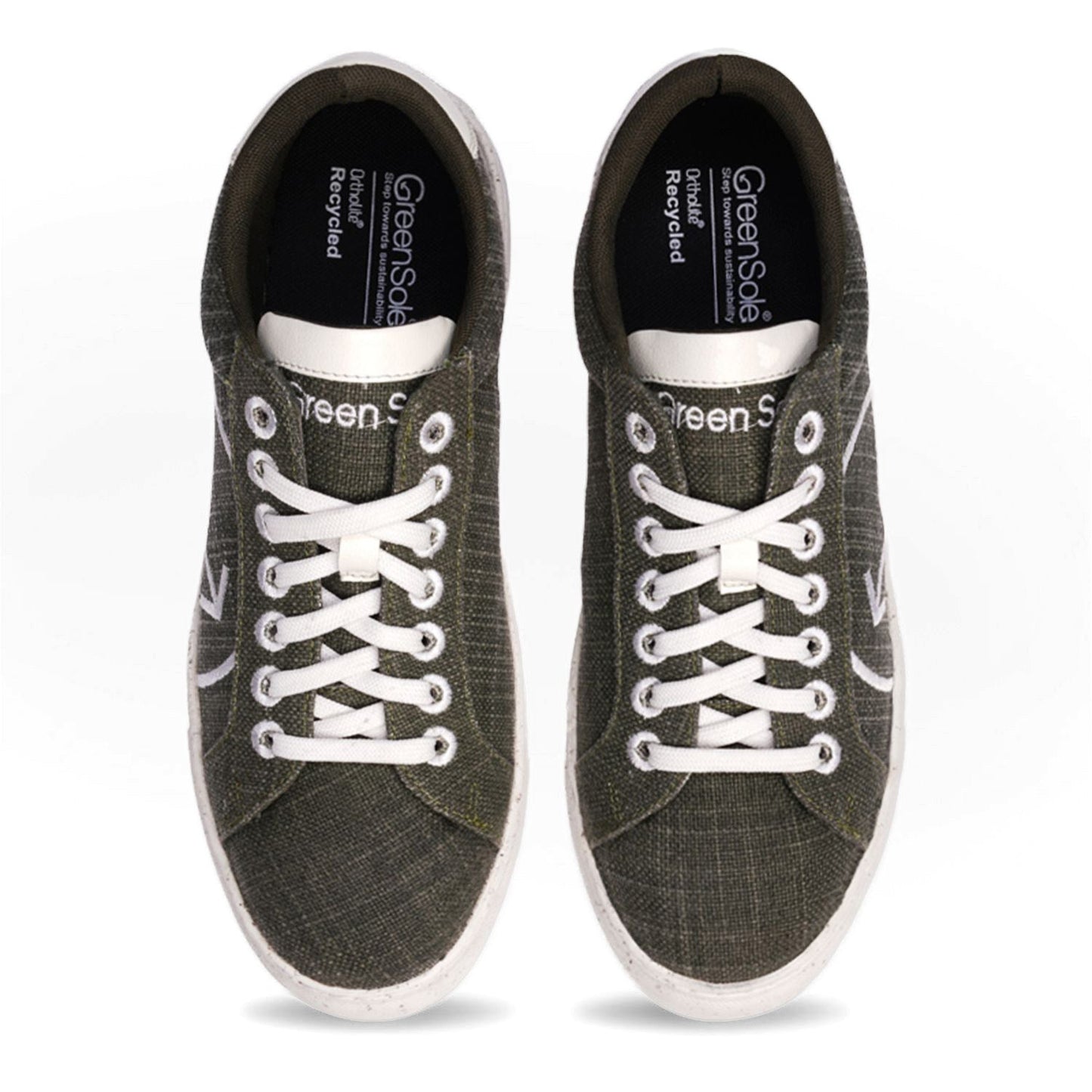 Greensole Olive Blaze Mens Sneaker Lace Up