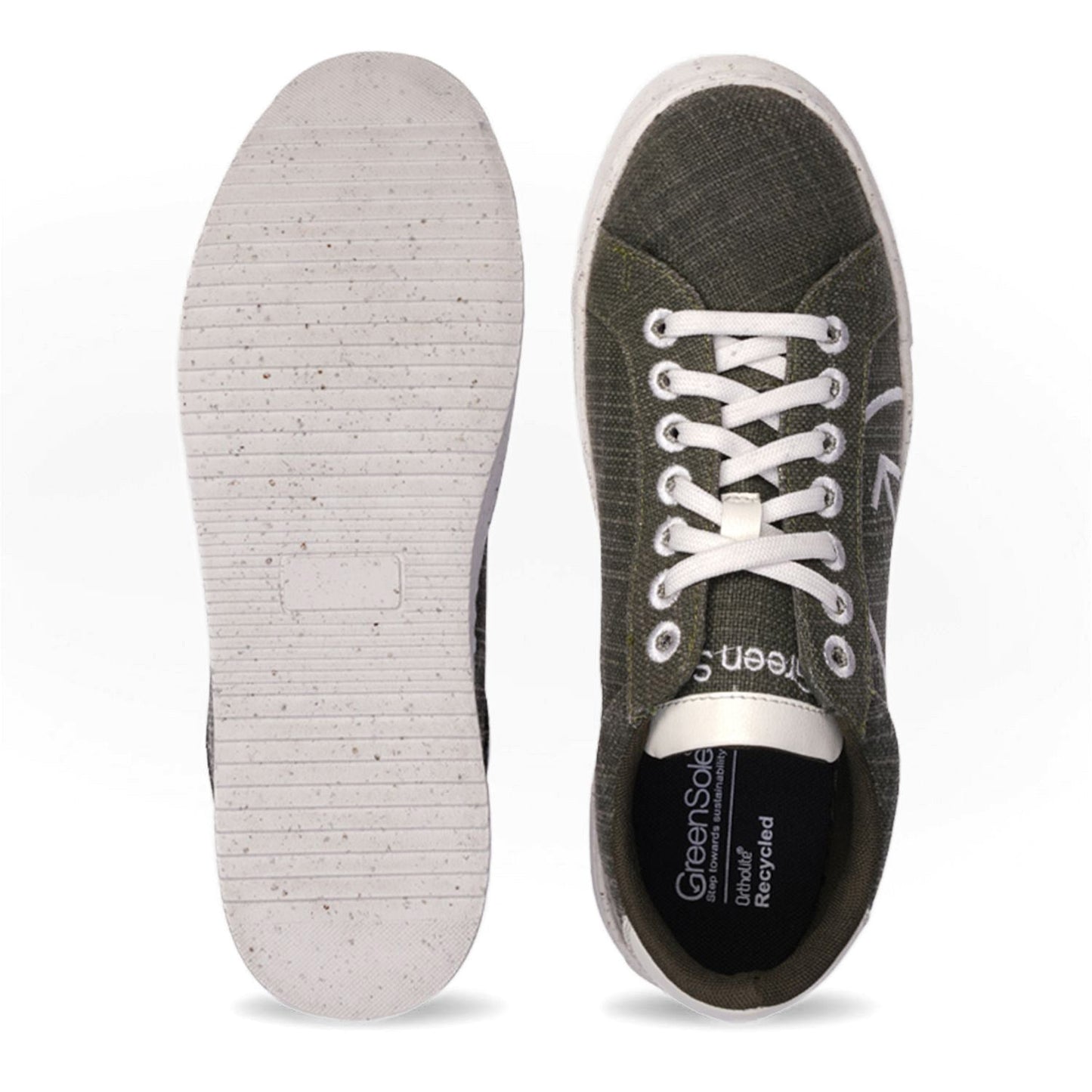 Greensole Olive Blaze Mens Sneaker Lace Up