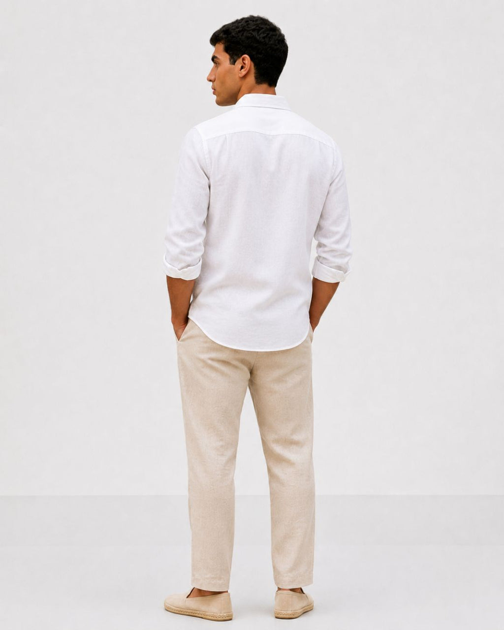 White Beach Linen Shirt