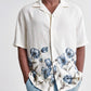 Viscose-Cotton Camp Collar Floral Shirt