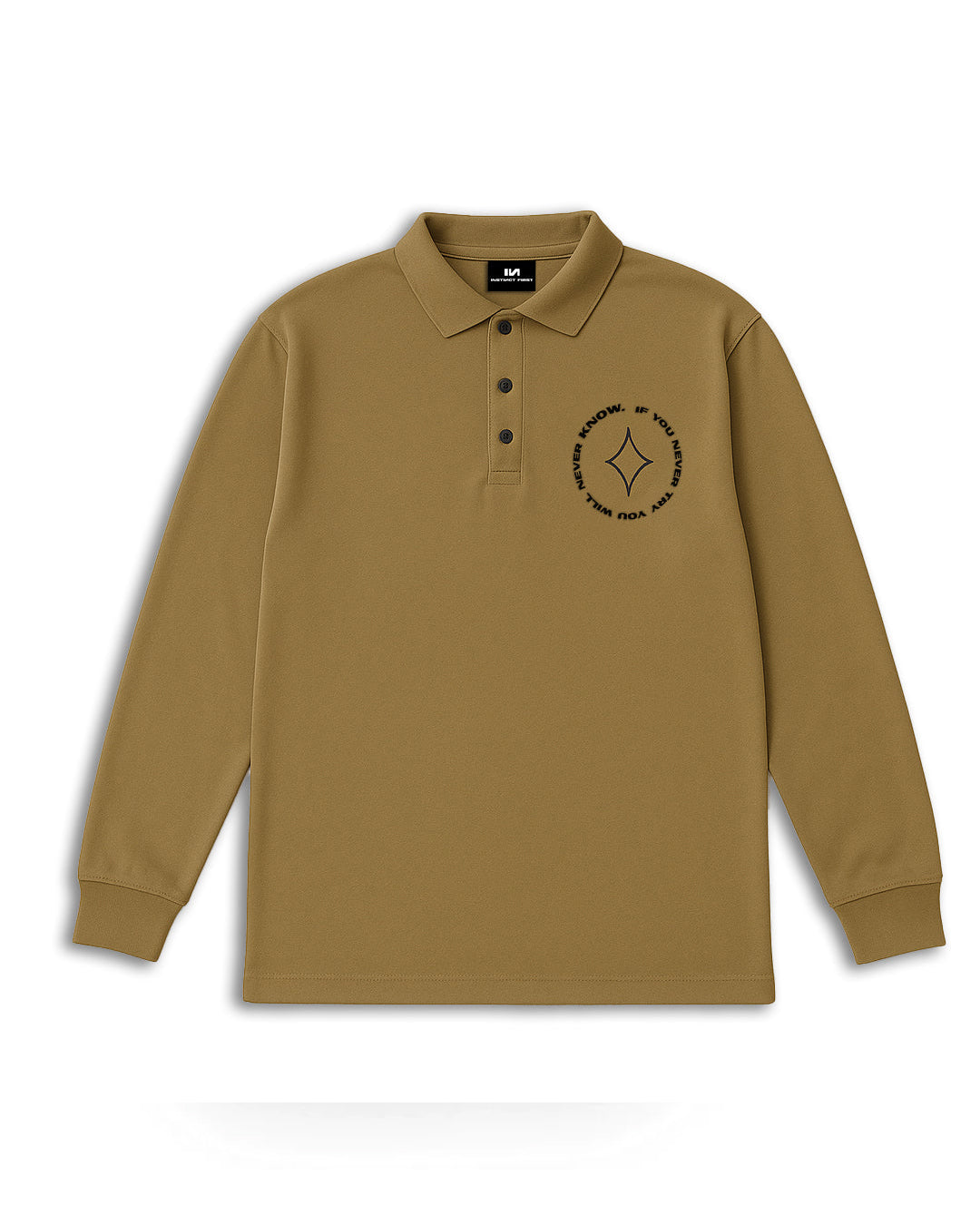 Oversized Polo T-shirt - Pirate Brown