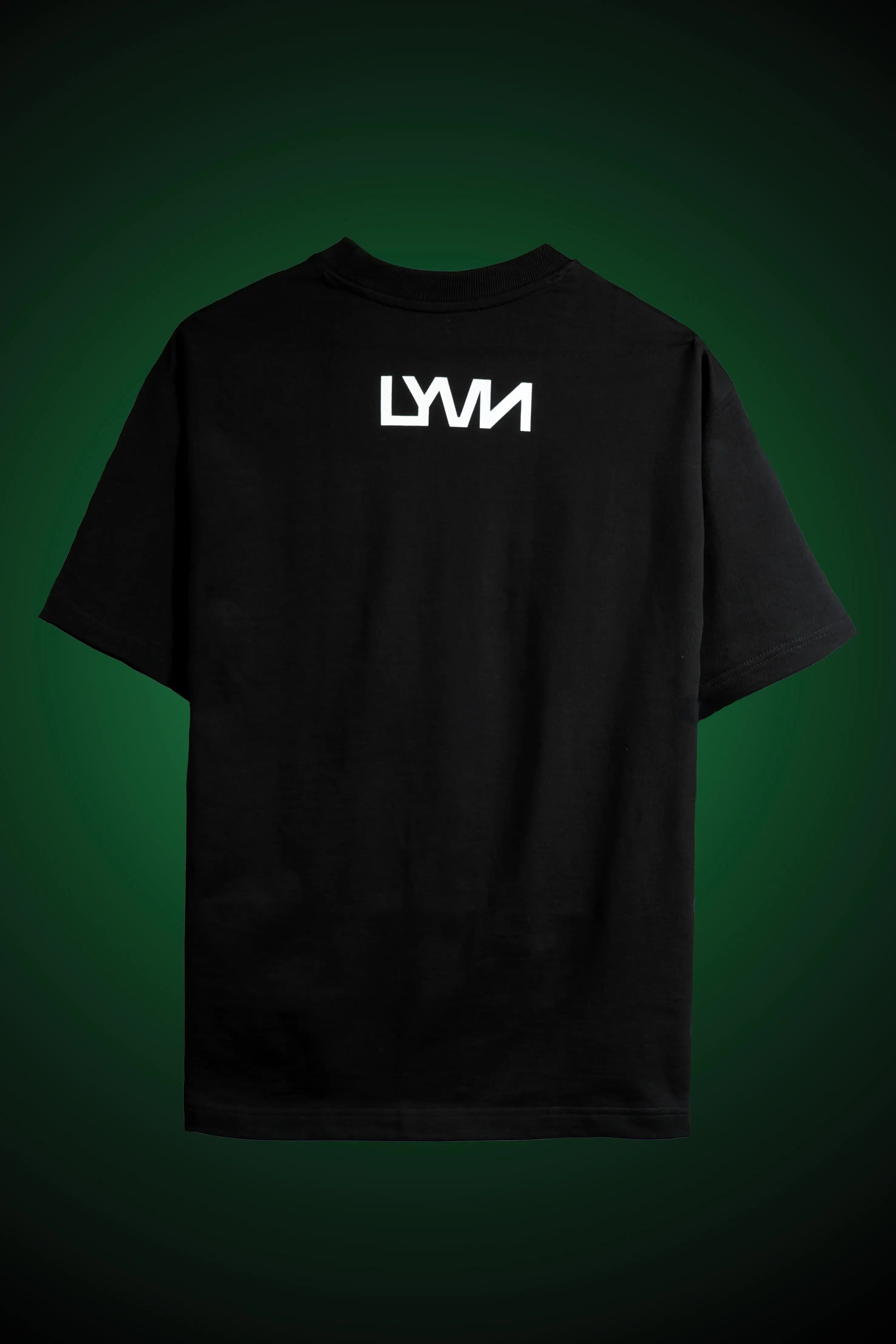 Green Abstract Face T-Shirt