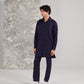 Blue Pashtooni Kurta Pant Set