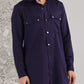 Blue Pashtooni Kurta Pant Set