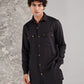 Black Pashtooni Kurta Pant Set