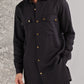 Black Pashtooni Kurta Pant Set