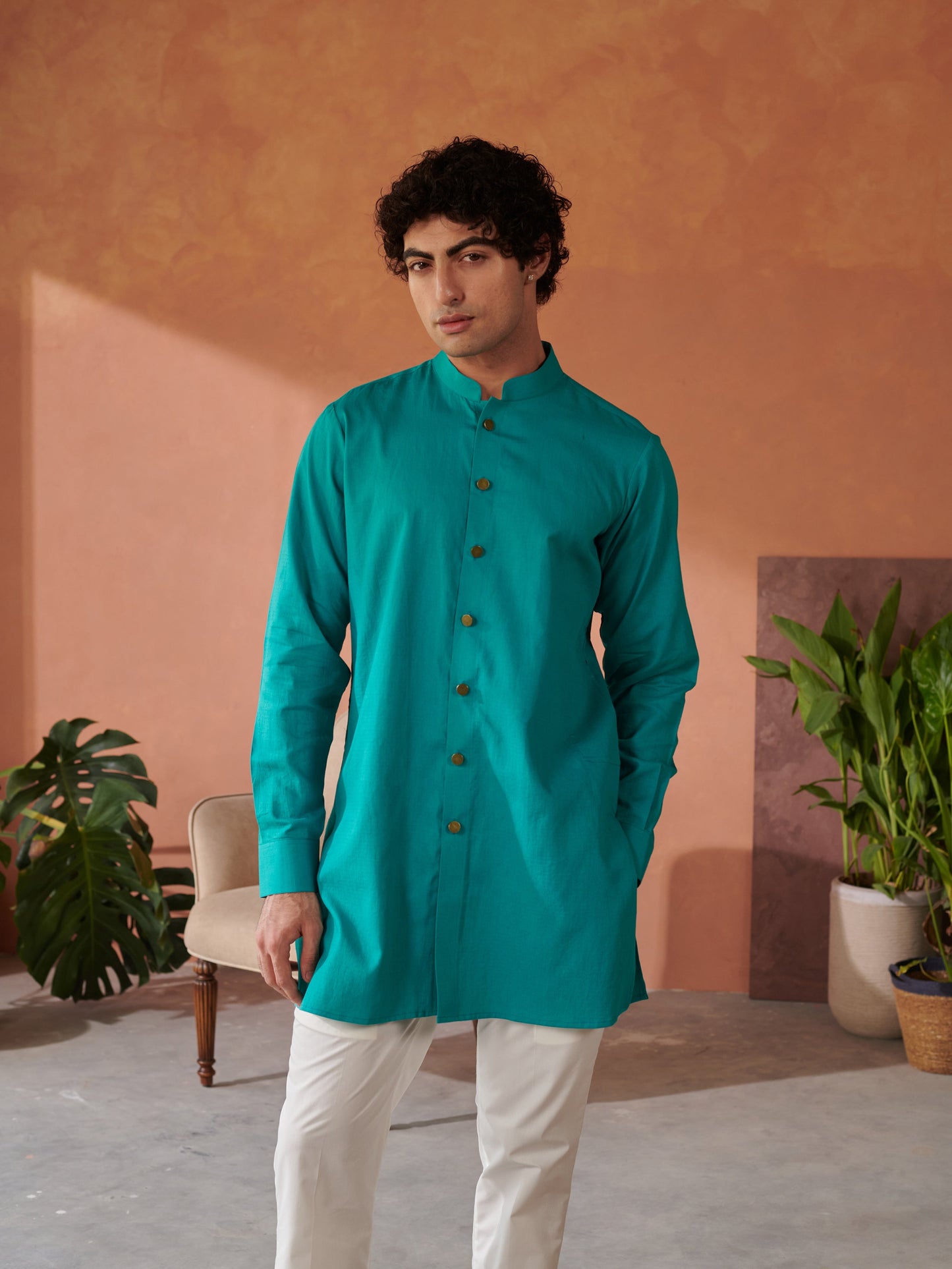 Blue Jodhpuri Kurta