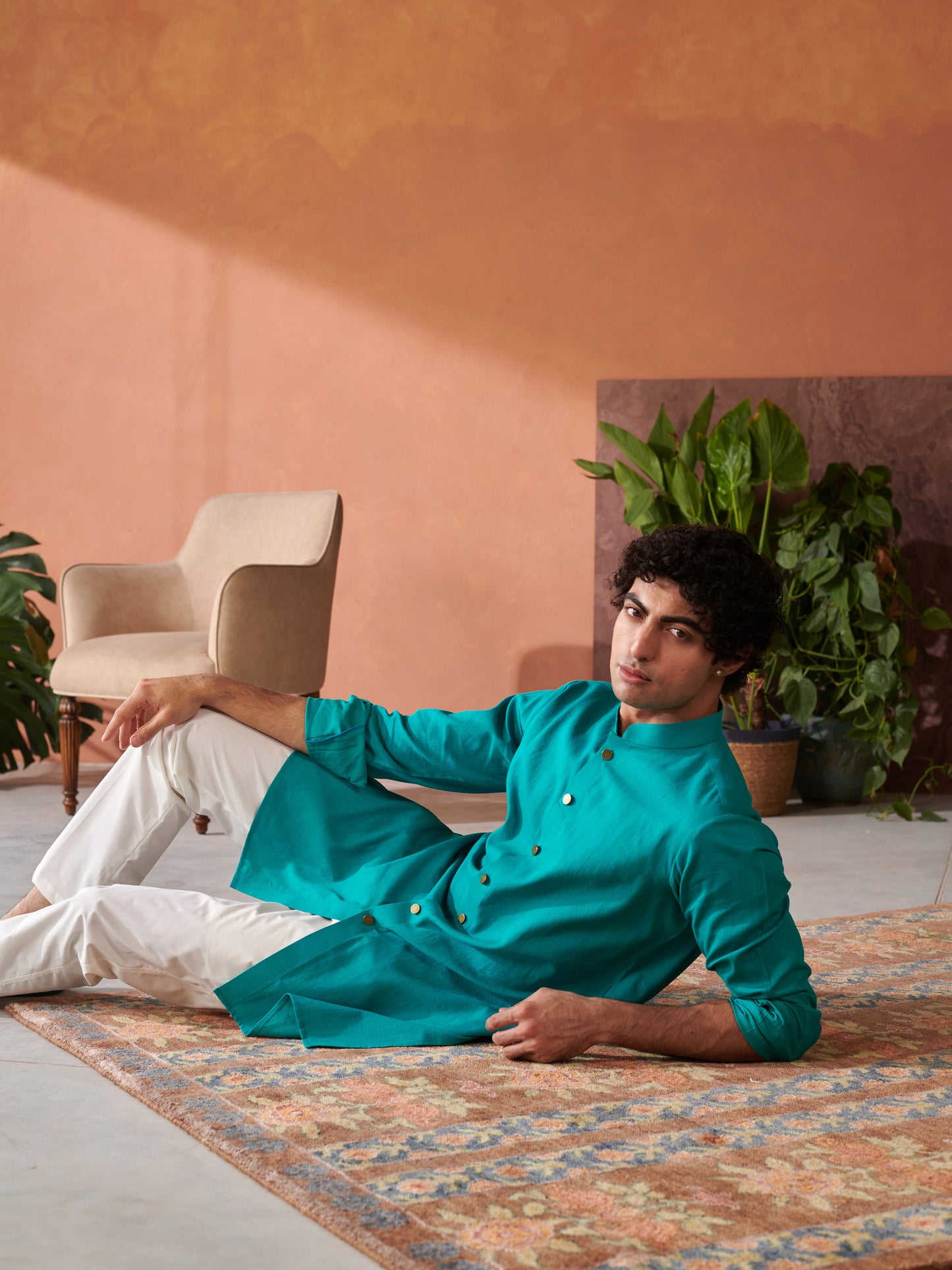 Blue Jodhpuri Kurta
