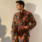 Jual Elephant Black - Russian Silk - Kurta & Bandi Set