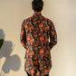 Jual Elephant Black - Russian Silk - Kurta & Bandi Set