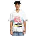 Liberta Racer Printed White Shirt FLYAF