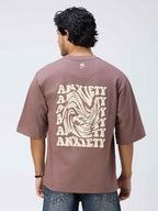 Mocha Anxiety Men's Oversized T-shirt B5IVE