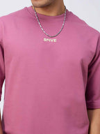 Blush Ribbed Men's Oversized T-shirt B5IVE