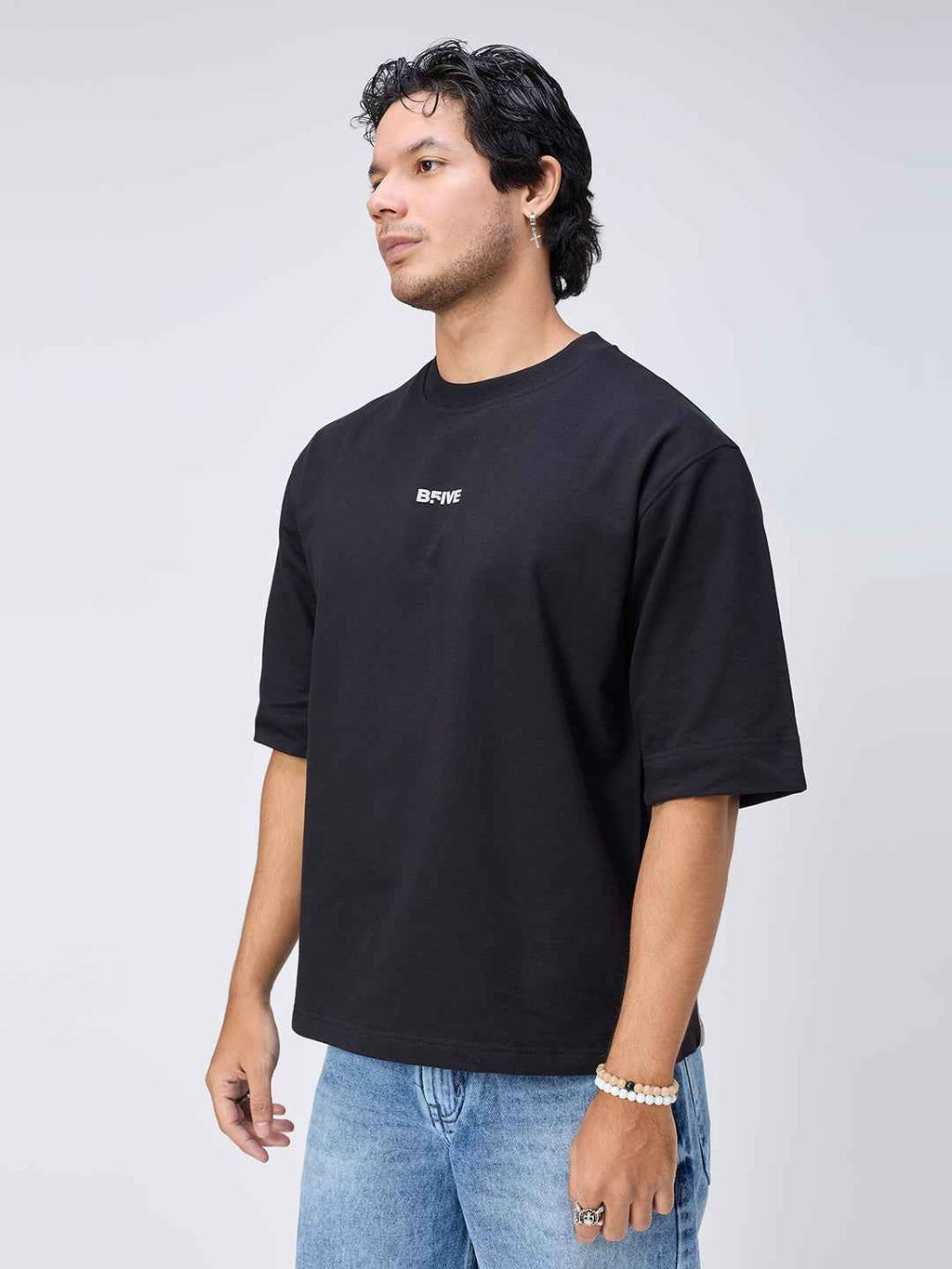 Black Skull Men's Oversized T-shirt B5IVE