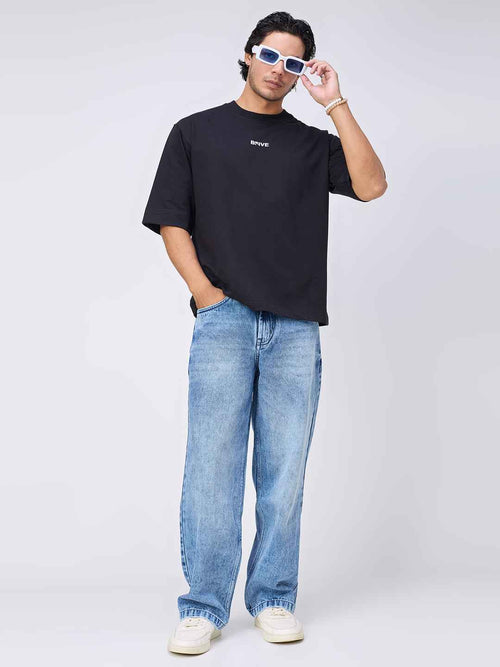 Black Skull Men's Oversized T-shirt B5IVE